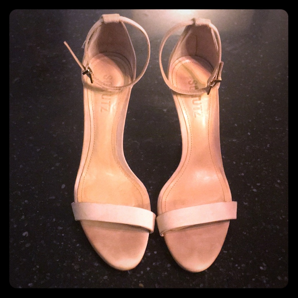 Schultz nude sandal heels